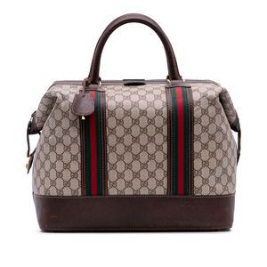 Pre-Loved Gucci GG Supreme Web Duffle Bag